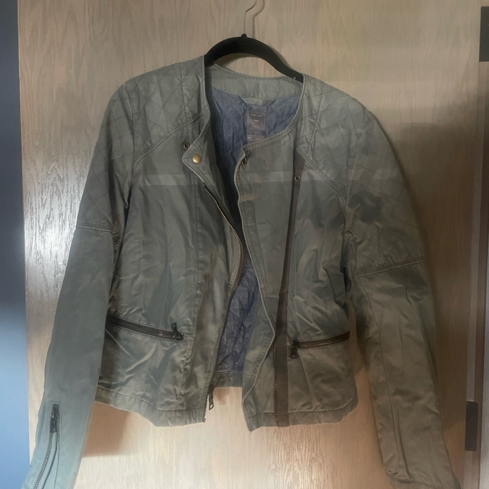 Women's Quilted Jacket - Gray